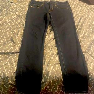 American eagle skinny jeans dark blue